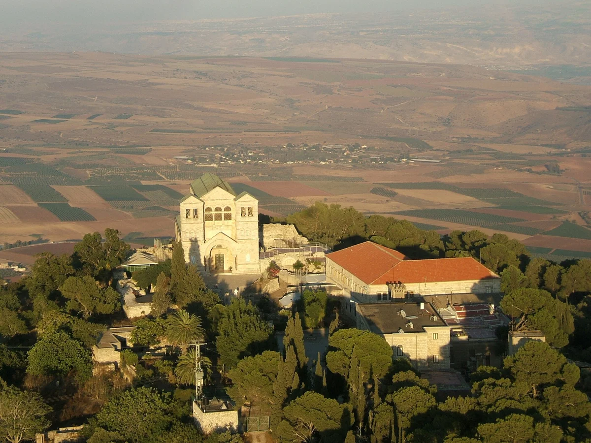 Mount Tabor, passed on the way back from the Sea of Galilee to Jerusalem